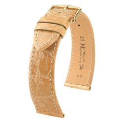 Bracelet de montre Genuine Croco Beige 0180890 - Hirsch