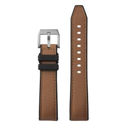 Bracelet de montre Hybrid Cordoba Cognac - Largeur 20mm ou 22mm - Bracelet Rochet