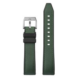 Bracelet de montre Hybrid Cordoba Vert Empire - Largeur 20mm ou 22mm - Bracelet Rochet