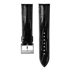Bracelet de montre Jazzmaster Noir Acier Gris 22mm H6003251161 - Hamilton