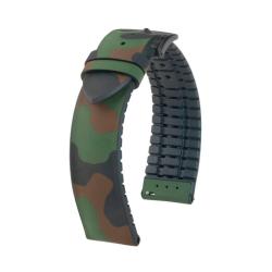 Bracelet de montre John Vert 0925088X40 en 22 mm ou 20 mm - Hirsch