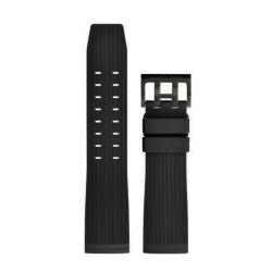 Bracelet de montre Khaki Belowzero Caoutchouc Noir H690785111 - Hamilton
