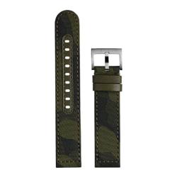 Bracelet de montre Khaki Field Textile Camouflage Vert H690705123 - Hamilton