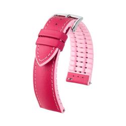 Bracelet de montre Lindsey Rose Foncé 0922202X25 en 20 mm ou 18 mm - Hirsch