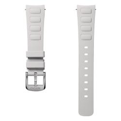 Bracelet de montre Multifort TV 35 caoutchouc blanc - Mido