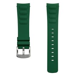 Bracelet de montre Multifort TV Big Date caoutchouc vert - Mido