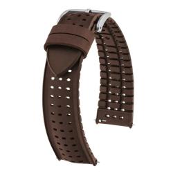 Bracelet de montre Nyad Brun Foncé - Hirsch