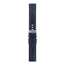 Bracelet de montre Officiel Tissot Cuir Bleu 20 mm T852046831 - Tissot