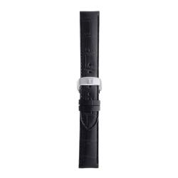 Bracelet de montre Officiel Tissot Cuir Noir 19 mm T600013405 - Tissot