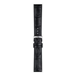 Bracelet de montre Officiel Tissot Cuir Noir 20 mm T852043012 - Tissot