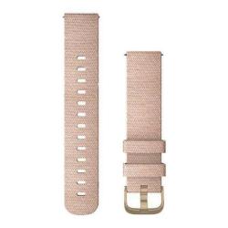 Bracelet de montre Quick Release Nylon Rose Pâle boucle Or 010-12924-12 - Garmin