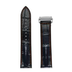 Bracelet de montre Rail Road Cuir Noir H690405100 - Hamilton