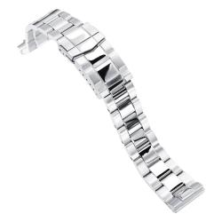 Bracelet de montre Super-O Boyer 20 mm SS201805P2S085 - Strapcode