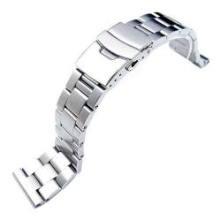 Bracelet de montre Super-O Boyer SS221803B019S 22mm - Strapcode