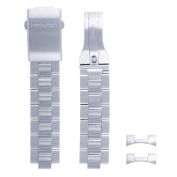 Bracelet de montre titane 20mm pour Khaki Field Titanium H695705104 - Hamilton