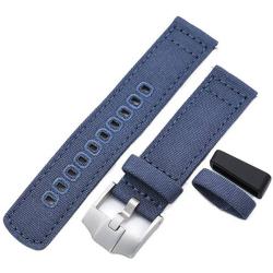 Bracelet de montre Toile Navy 20B20ERG60C2B031 20mm 22mm - Strapcode