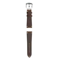 Bracelet de montre vachette marron vintage pour Grands Fonds MN64 - SGF4032 - ZRC