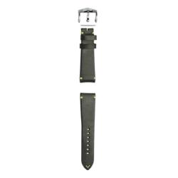 Bracelet de montre vachette vert foncé vintage pour Grands Fonds MN64 - SGF4034 - ZRC