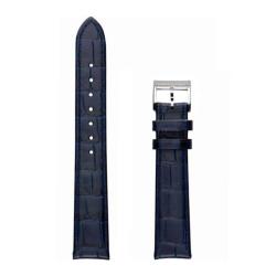 Bracelet de montre Valiant Cuir Bleu H690394102 - Hamilton
