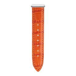 Bracelet Façon Croco Mandarine pour série Antares Interchangeables - Herbelin
