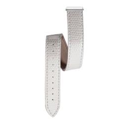 Bracelet Lanière Iguana Blanc Pomodoro pour série Antares Interchangeables - Herbelin