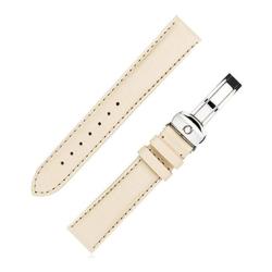 Bracelet montre cuir crème BR112 -