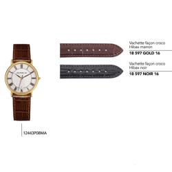 Bracelets en cuir 18 mm pour montre série 12443 - Herbelin
