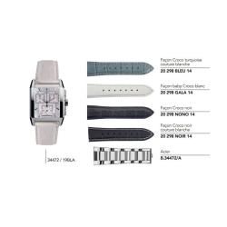 Bracelets en cuir ou acier pour montre série 34472 - Herbelin