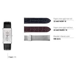 Bracelets en cuir pour montre 22 mm série 17660 - Herbelin