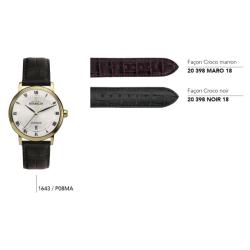 Bracelets en cuir pour montre série 1643 / 12243 / 12244 / ... - Herbelin