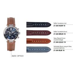 Bracelets montre cuir pour montre série 36654 - Herbelin