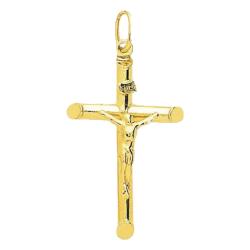 Croix Christ en Or Jaune 375 ou 750 - Emanessence