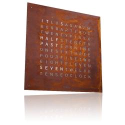 Horloge Earth 45 Creator's Edition : Rust (Arabe) - Qlocktwo