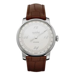 Montre 24H Paul Argent & Blanc 39mm - Gustave & Cie