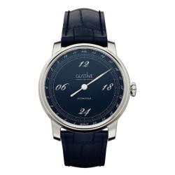 Montre 24H Paul Argent & Bleu 39mm - Gustave & Cie