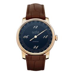 Montre 24H Paul Or Rose & Bleu 39mm - Gustave & Cie