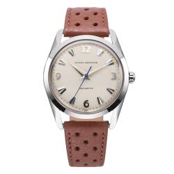 Montre Antarctic 35mm Eggshell Beige Luminova 35001M - Nivada Grenchen