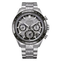 Montre Attesa Satellite Wave Platinium Recrystalized Titanium Limited CC4076-65A - Citizen