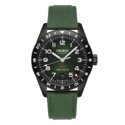 Montre Aviation 01 Edition Spéciale Noir & Vert CT-002-A - Carlingue