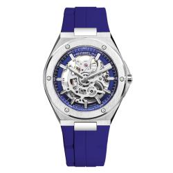 Montre Cap Camarat Auto Squelette Bleu 1645SQ115CBC - Herbelin