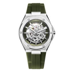 Montre Cap Camarat Auto Squelette Kaki 1645SQ116CK - Herbelin