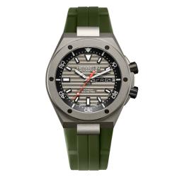 Montre Cap Camarat Auto Titane Diver Kaki 1745TITICK - Herbelin