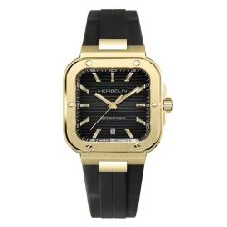 Montre Cap Camarat Square Automatique PVD Or 1646P1N14CA - Herbelin