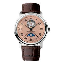 Montre Classics Heart Beat Moonphase Date FC-335MCSALB4P26 - Frédérique Constant