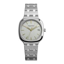 Montre Concorde Argent Index Dorés 40 mm 9040333 - Pequignet