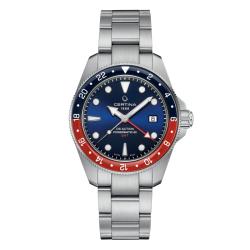 Montre DS Action GMT Powermatic 80 C0329291104100 - Certina