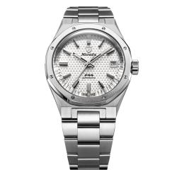 Montre F77 MKII Tressed Dial - White Dial - Nivada Grenchen