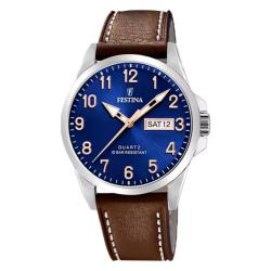 Montre Festina Classics Bleu Marron F20358/B - Festina