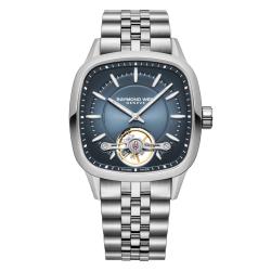 Montre Freelancer Calibre RW1212 40 x 40 mm - Cadran bleu 2790-ST-50051 - Raymond Weil