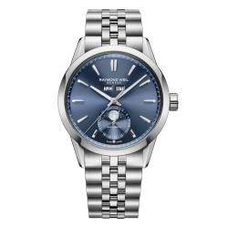 Montre Freelancer Complete Calendar 40 mm - Cadran bleu 2766-ST-50001 - Raymond Weil